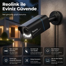 Reolink Dış Mekân Poe Kamera "geceyi Renkli Ayrıntılarla Izleyin"
