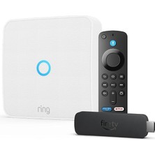 Ring Fire Tv Stick 4K Select + Intercom Seti "koltuğunuzdan Ziyaretçiyle Konuşun"