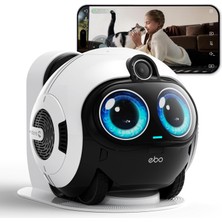 Enabot Ebo Max Aı Aile Robotu "10 Kişiyi Yüzü ve Sesiyle Tanısın"