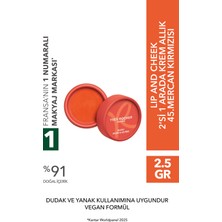 Yves Rocher Krem Allık - Lip And Cheek 2’si 1 Arada 45.mercan Kırmızısı - E Vitamini