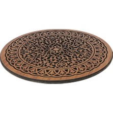Otantik Çarşı Mdf Lam Oymalı Sehpa Tablası 67 Cm.