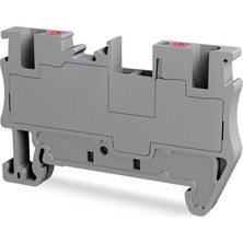 Pft 2,5 Gri Yay Baskılı Ray Klemens - Tbloc – 25'li Paket
