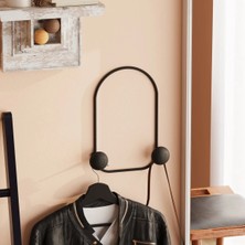 Maison Luré Dekoratif Metal Duvar Askısı Modern Tasarım Antre Banyo Hol Askılık