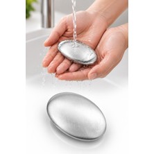 Omilife Gümüş Paslanmaz Çelik Sabun Metal Koku Giderici El Sarımsak Soğan Balık Kokusu Giderme Aparatı