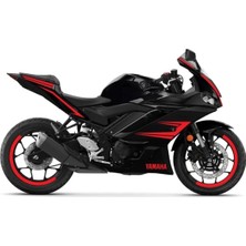 Kaplama Merkezi Yamaha R25 Kırmızı Lıne Kaplama Folyo 2