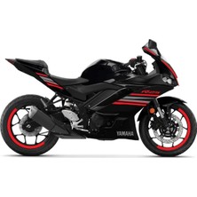 Kaplama Merkezi Yamaha R25 Kırmızı Lıne Kaplama Folyo