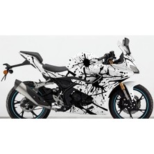 Kaplama Merkezi SRK125R Kanlı Siyah Kaplama Folyo Sticker