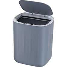Greentech Sensörlü Akıllı 28 Litre Çöp Kovası (Şarj Edilebilir Lityum Pilli) Gri / GT-SC07G-T