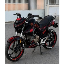 Kaplama Merkezi Mondial Drift L Kırmızı Sticker Kaplama Folyo Set