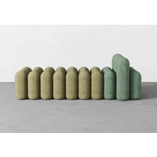 SCY Estavor Dilimli Modern Puf Bench Rahat Oturma Bankı