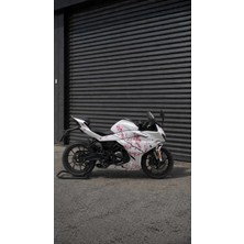 Kaplama Merkezi Cf Moto 250 Sr Beyaz Sakura Ful Kaplama