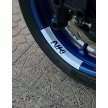 Kaplama Merkezi NK250 Beyaz Jant Sticker
