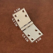 Koldoor Star Köşeli Uzun Alüminyum Yaprak Menteşe 4,5x4 cm 2 Adet