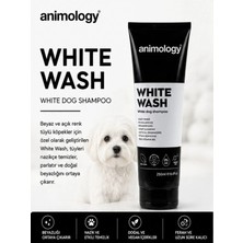 Animology White Wash Beyaz Tüylü Kedi ve Köpeklere Özel Şampuan 250 mL - Beyazlar Daha Beyaz!