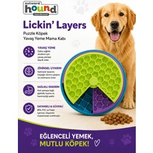 Outward Hound Lickin' Layers Köpekler için Puzzle Mama Kabı - Yavaş Yemeyi Teşvik Eder