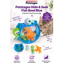 PetStages Hide & Seek Fish Bowl Blue Catnipli Kedi Oyuncağı
