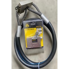 PADRİ Motorsiklet 1 Metre 10 mm Kesilmez Çelik Halat Motorsiklet Bağlama Halatı Motorsiklet Zincir