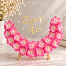 Zarif Souvenirs Yenidoğan Pleksi Kapı Süsü 30 cm