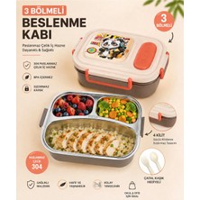 Maison Luré Paslanmaz Çelik Yemek Kabı Sızdırmaz Kapaklı 1000ML Saklama Kabı