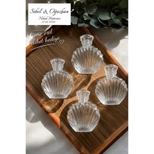 Zarif Souvenirs 50 Adet Hediyelik Cam Kolonya Şişesi 30 cc Boş Süssüz (Kapak ve Tıpa Dahildir)