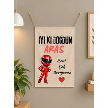 Nehay Shop Kişiye Özel, Isme Özel Banner  Doğum Günü Flaması 50*70 cm / Kişiselleştirilebilir