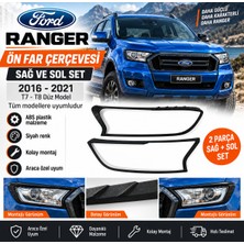 Dbr Otomotiv Ford Ranger Far Çerçevesi Sağ Sol Set Düz Model 2016-2021