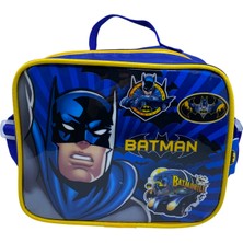 Elit Batman Desenli Lacivert Beslenme Çantası