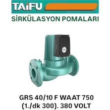 Taifu Grs 40/10 F Flanşlı Sirkülasyon Pompası 380 Volt, 750 Watt