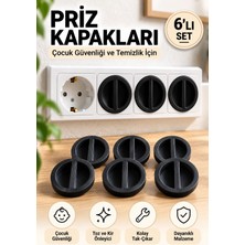 Ognami 6 Lı Çocuk Güvenlik Priz Koruyucu Kapak Seti Toz ve Kir Önleyici Priz Kapağı