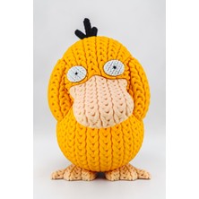 Star Figür Pokemon - Psyduck Amigurumi Tarzı Yün Görünümlü Figür
