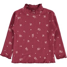 Civil Girls Civil Kız Çocuk Çıtır Çiçek Sweatshirt | Şardonlu Raporlu Kaşkorse | Okul Kreş ve Günlük Kullanım - Kırmızı