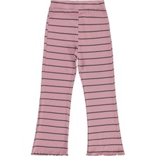 Civil Girls Çizgili 6-9 Yaş Tayt - Pembe