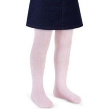 Civil Girls Civil Kız Çocuk Taşlı Derbili Kız Külotlu Çorap | Okul Kreş ve Günlük Kullanım - Pembe