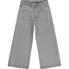 Civil Girls Önü Cepli 10-13 Yaş Pantolon Kot - Gri