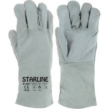 Starline E-061 Gri Uzun Kaynakcı Eldiveni