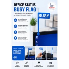 Ognami Busy Flag Monitör Durum Göstergesi | Ofis Odaklanma ve Çalışma Uyarı Aparatı | 3D Baskı