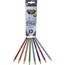 Crayola Metalik Renkli Kalemler 8'li Paket