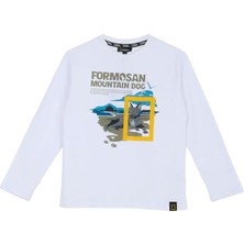 National Geographic Beyaz Erkek Çocuk T-Shirt N6WB-TST4866