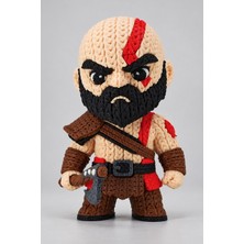 Star Figür God Of War - Kratos Amigurumi Tarzı Yün Görünümlü Figür