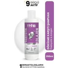 Tto-X Prebiyotik & Kolajen Şampuan 250ml Paraben İçermeyen Dökülme Karşıtı Etki (Cocamidopropyl,betaine,glycerin)