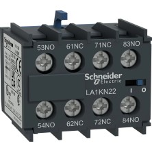 Schneider Electric LA1KN22 2no+2nc Önden Montaj Yardımcı Kontak Bloğu Schneıder Electrıc