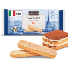 Massimo Savoiardi Orijinal Italyan Kedi Dili Bisküvi 200 gr - Premium Tiramisu ve Pasta Bisküvisi