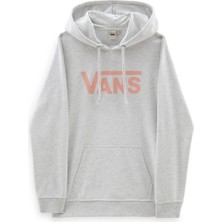 Vans Wm Drop V Logo Hoodıe-B Kadın Beyaz Sweatshirt - VN0A5HNP