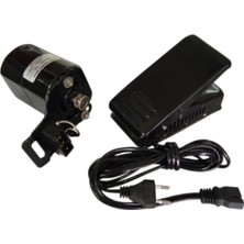 Geoderik Ev Tipi Dikiş Makinası Motoru ve Pedalı - 130W Aile Makinesi Motoru
