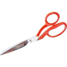 Akyüz Makine Merze Tırtırlı Kırmızı Saplı Yatık Regula Makası (3257-7) No:7