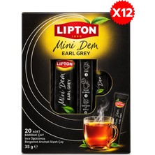 Lipton Earl  Grey Mini Dem Bardak Çay 20LI x 12