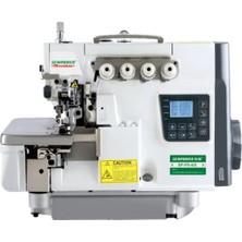 Akyüz Makine Sewpower Sp-P5-5 Baltalı Iplik Kesme + Pedalsız Çalışma Sanayi Overlok Makinesi