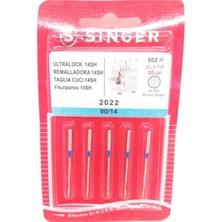 Singer 2022 14 Numara Overlok Iğnesi 90/14