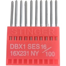 Akyüz Makine Dbx1 Ince Dip 16 Numara Sanayi Makinası Dikiş Iğnesi
