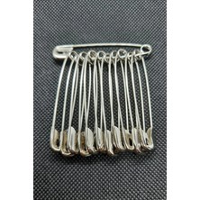 Adres Supply Çengelli Iğne 6 cm 12 Adetli Çelik Çatal Iğne (1 Set) No: 5